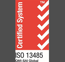 ISO 13485 Certified logo